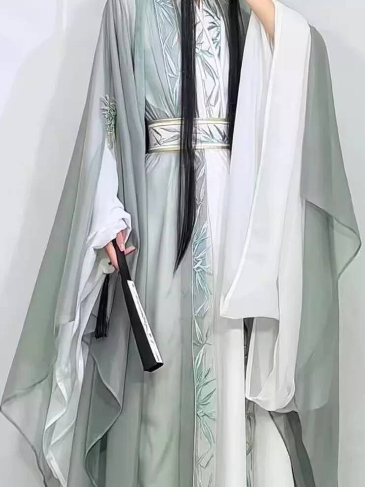 Embroidery Cotton Shirt - Hanfu Baru Wanita Wei Jinfeng Bordir