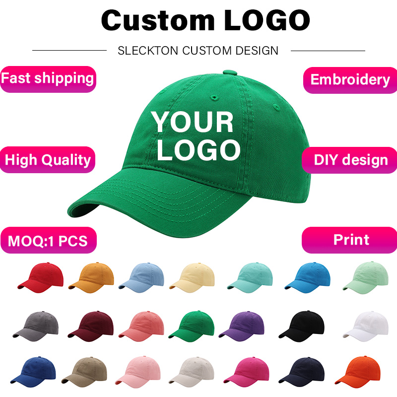 SLECKTON topi bisbol kustom to - Embroidery Design Logo ulasan dan harga