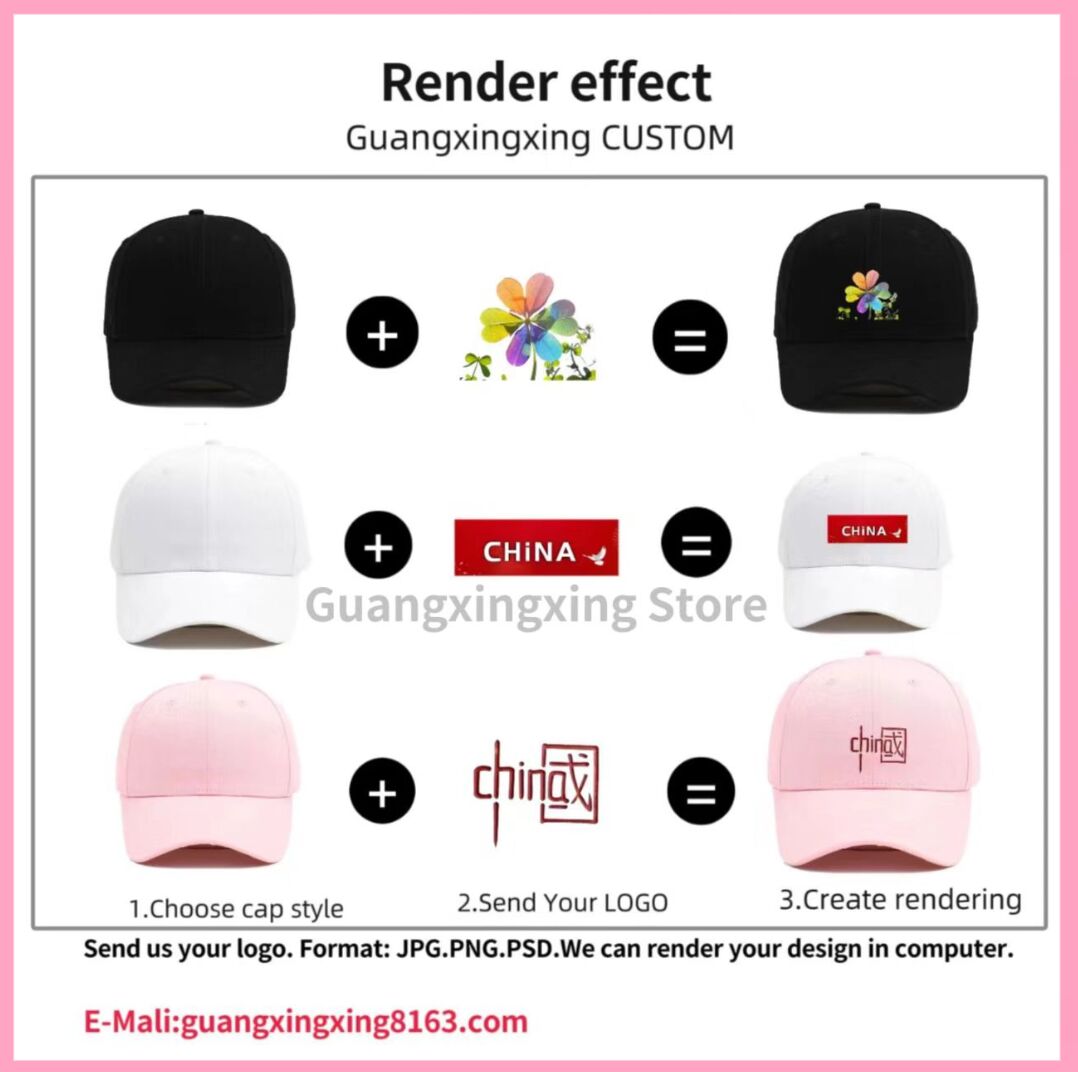 Topi Logo Kustom Unisex Desain - Embroidery Design Logo ulasan dan harga