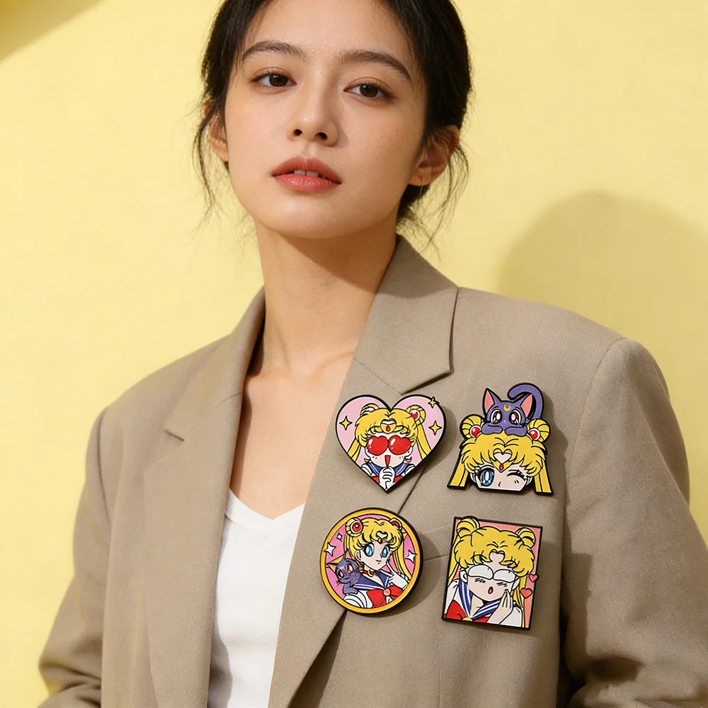 4 Buah Bros Enamel Bentuk Hati - Embroidery Reddit ulasan dan harga