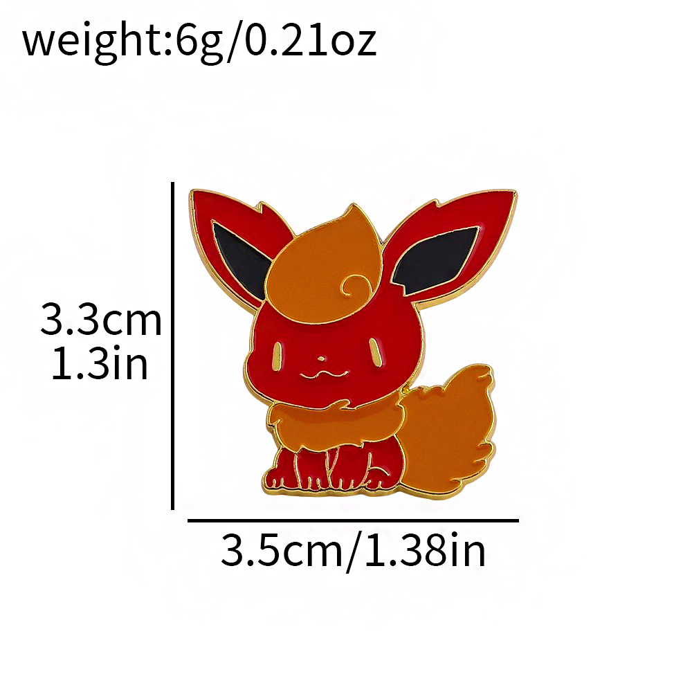 Set 8 buah Pin Enamel Eevee, L - Embroidery Reddit ulasan dan harga