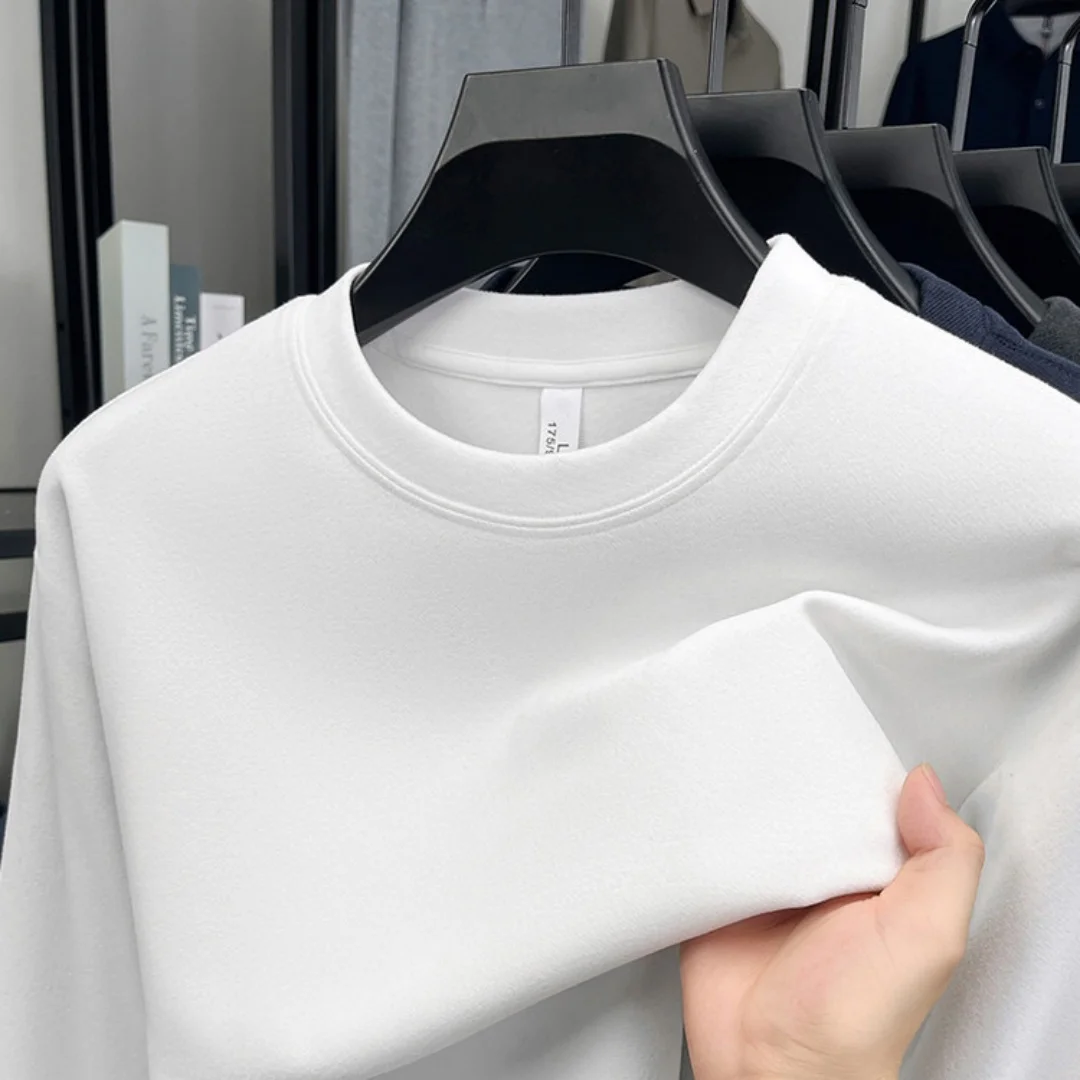 Kaos lengan panjang pria berba - Embroidery Cotton Shirt ulasan dan harga